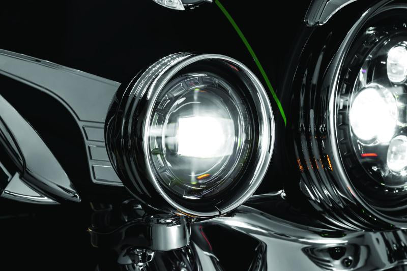 Kuryakyn 2474 Kuryakyn Orbit 4-1/2in Passing Lamps Black - 2474