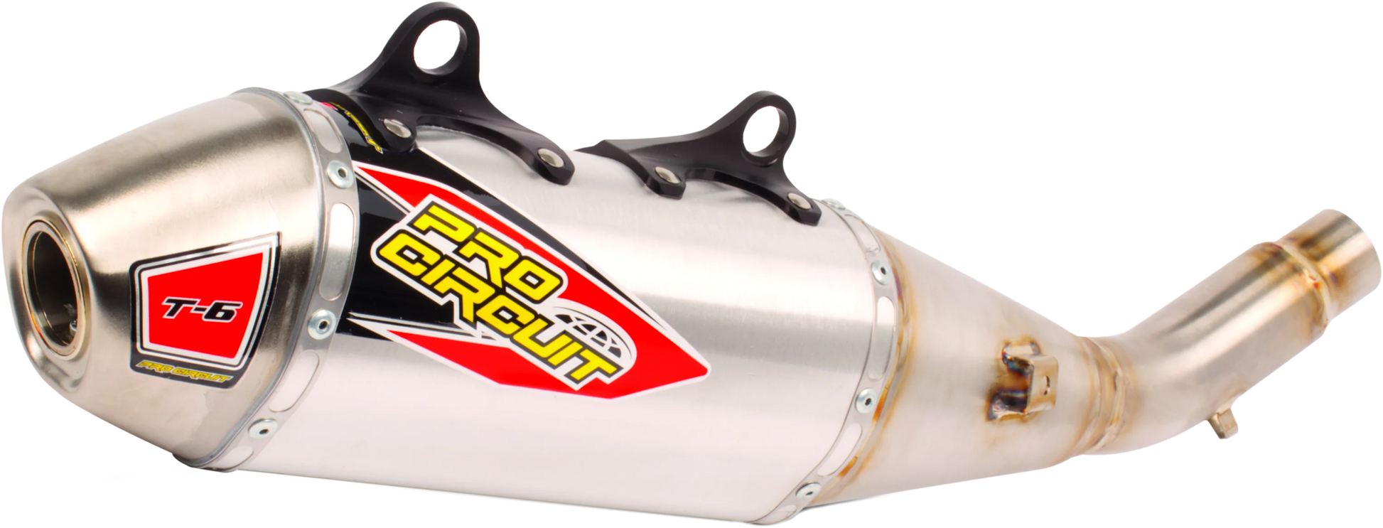PRO Circuit Ti-6 Titanium Exhaust System 01122525A - T-6 Slip-ON