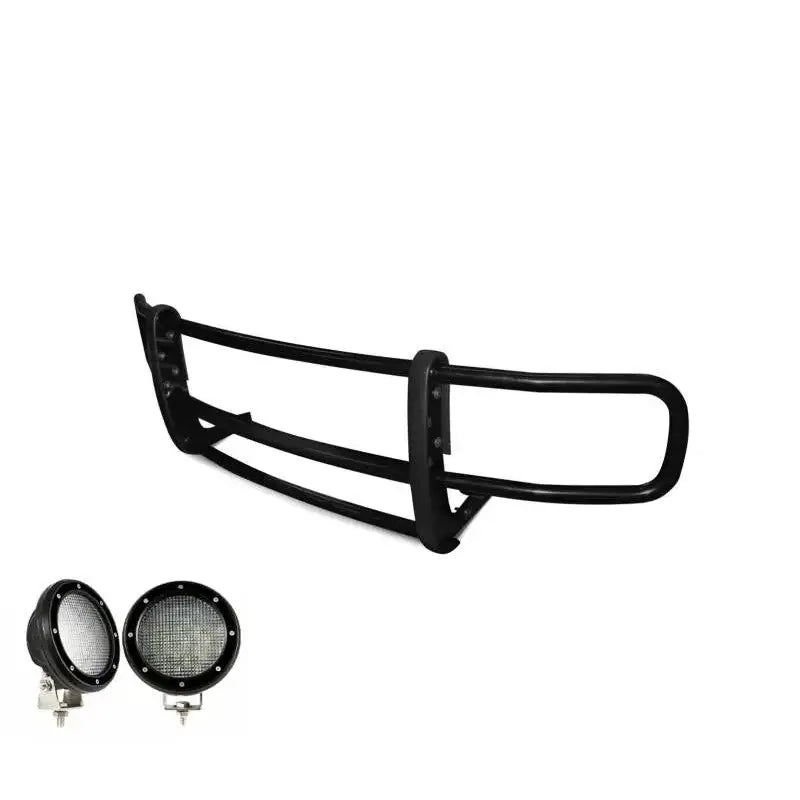 17D501MA-PLFB Black Horse Spartan Grille Guard Kit