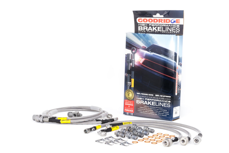 Goodridge 14181 Goodridge 99-03 Chevy Silverado 2WD 2DR Ext Cab w/ 2W Steering Brake Lines