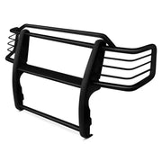 Black metal grille guard for 17TT22MA Black Horse Grille Guard vehicle upgrade