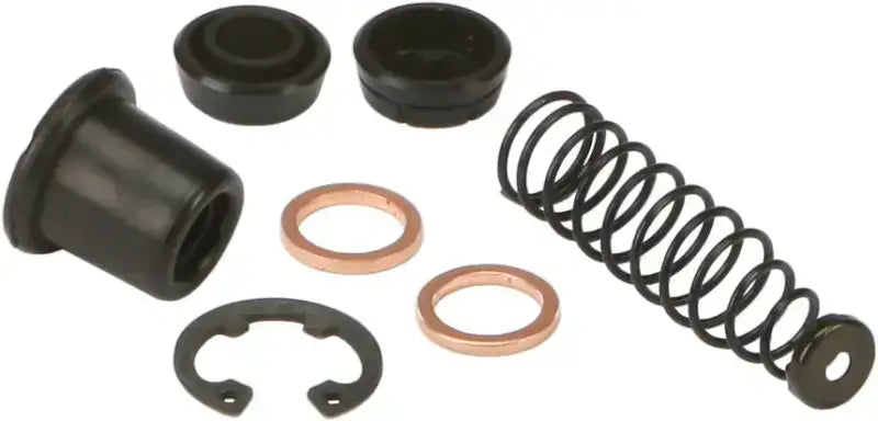 18-1012 Master Cylinder Rebuild Kit with cup seals, copper washers, o-rings, and springs.