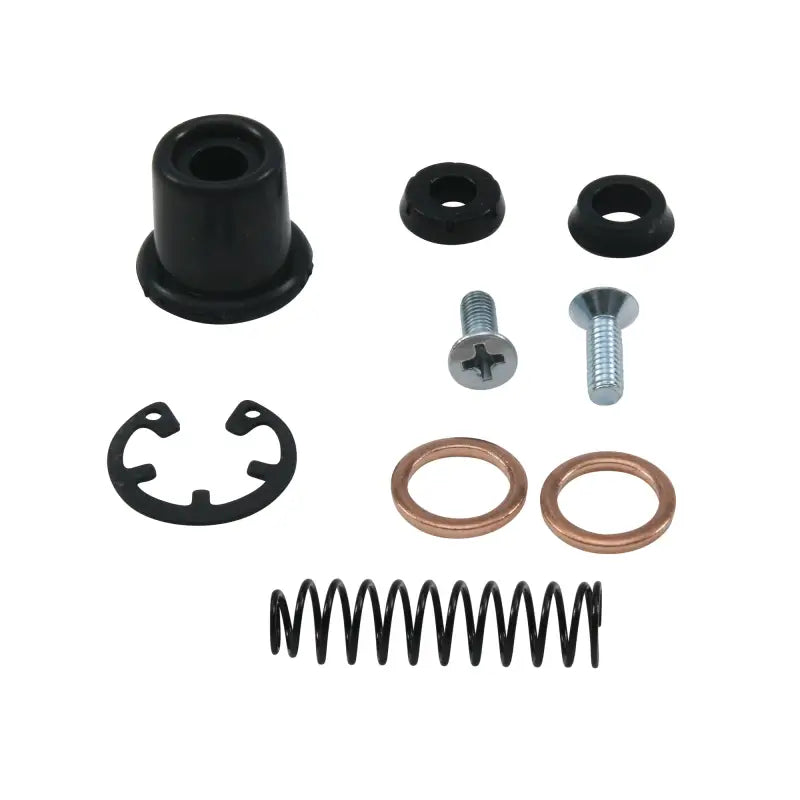 Motorcycle master cylinder rebuild kit for easy master cylinder repair and rebuild