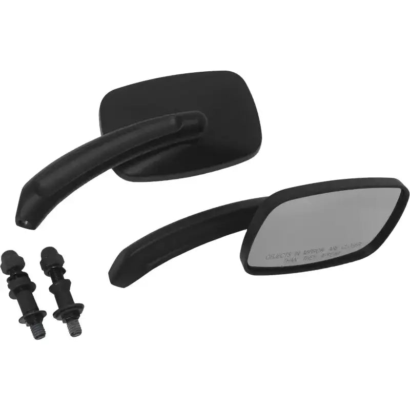 18-138 Mirrors Black Rectangle Black