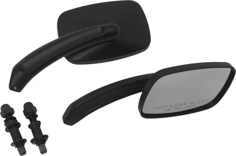 18-138 Mirrors Black Rectangle Black