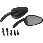 18-159 Mirrors Black Tapered Black