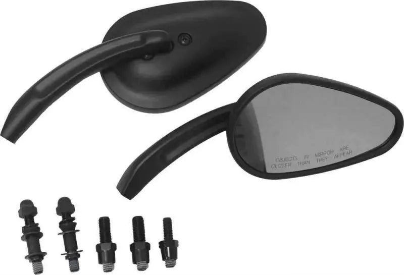 18-159 Mirrors Black Tapered Black