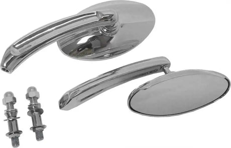 18-242 Mirrors Chrome Oval Chrome