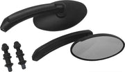 18-243 Mirrors Black Oval Black