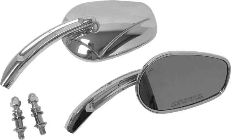 18-244 Mirrors Chrome Arrow Head Chrome