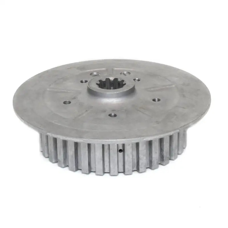 Silver ribbed clutch pressure plate with splined hole for OEM specs RV and truck parts