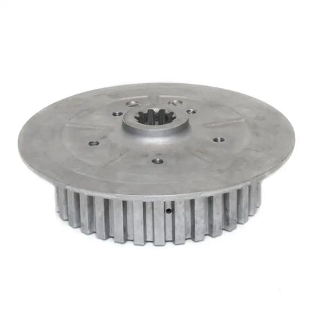 Silver ribbed clutch pressure plate with splined hole for OEM specs RV and truck parts