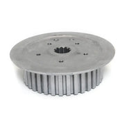 Silver metal clutch inner hub with splined center bolt holes for OEM specs RV and truck parts