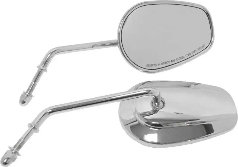 18-500 Chr Mirror Oe Style Tapered Long Stem Chrome