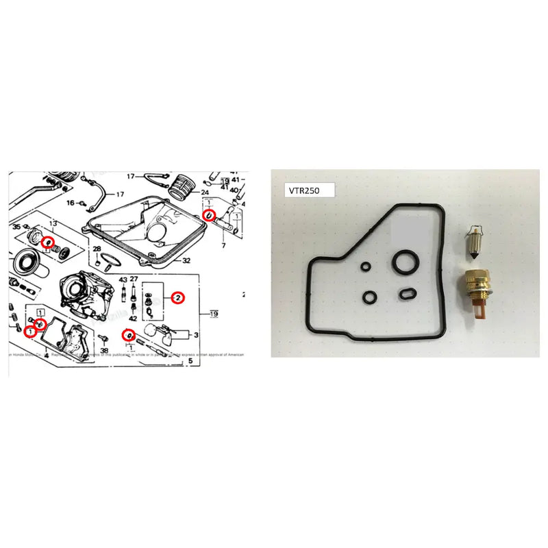 18-5214 K&L Carb Repair Kit (Ea)