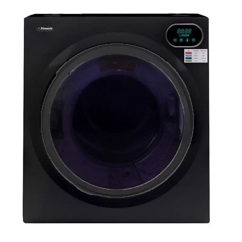 18-852 BLACK Pinnacle Digital Compact Short Dryer Black