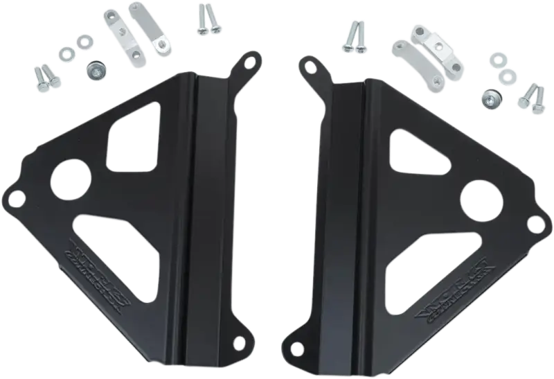 18-B280 Works Radiator Braces Blk Yz250F - RV and Auto Parts