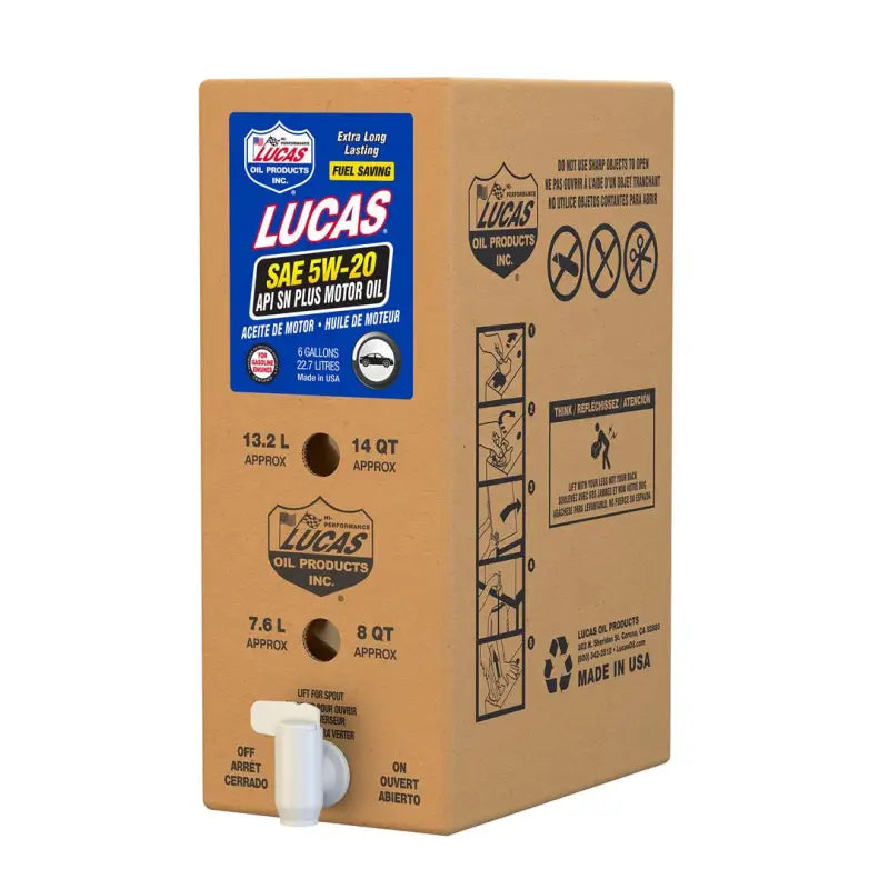 18001 Lucas Oil Sae 5W-20 Api Sn Plus Motor Oil/1X1