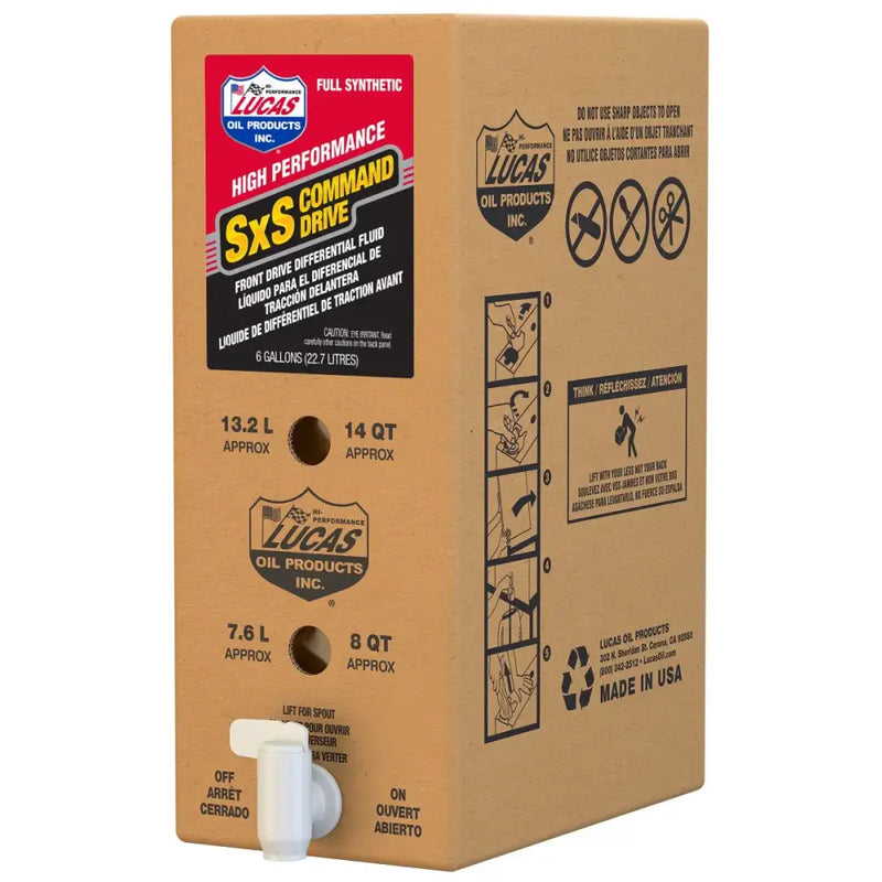 18051 Sxs Synthetic Front Drive Dif 6 Gal Bib 