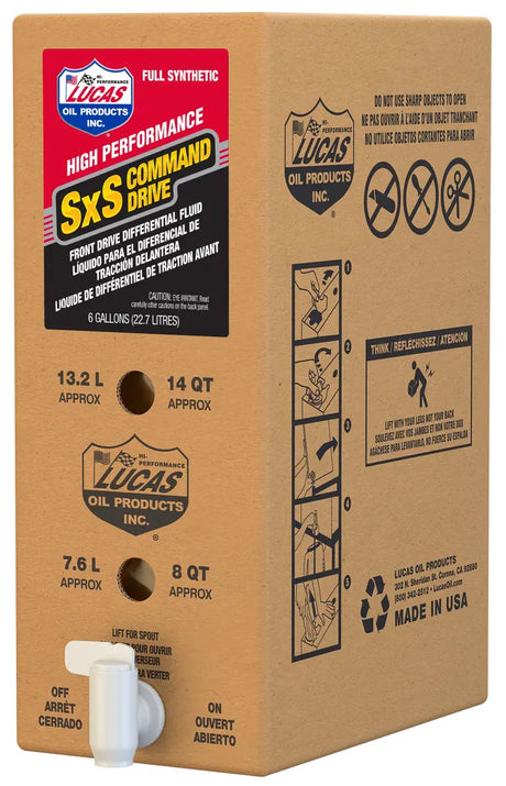 18051 Sxs Synthetic Front Drive Dif 6 Gal Bib 
