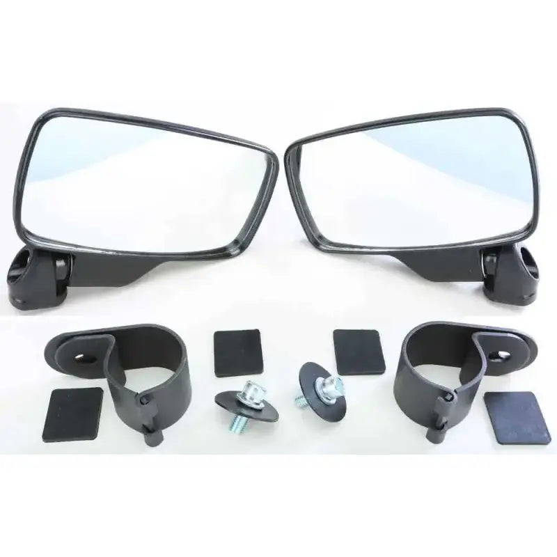 18082 Folding Side Mirror Pair 2.0" Roll Cage