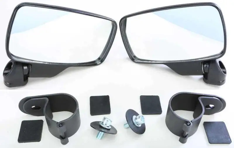 18082 Folding Side Mirror Pair 2.0" Roll Cage