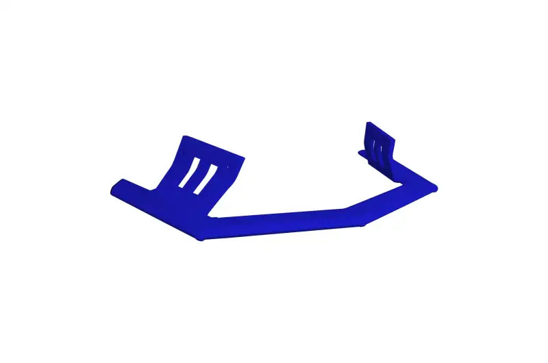 Blue plastic bracket with three vertical slots for 181-103-YAM Straightline RV parts