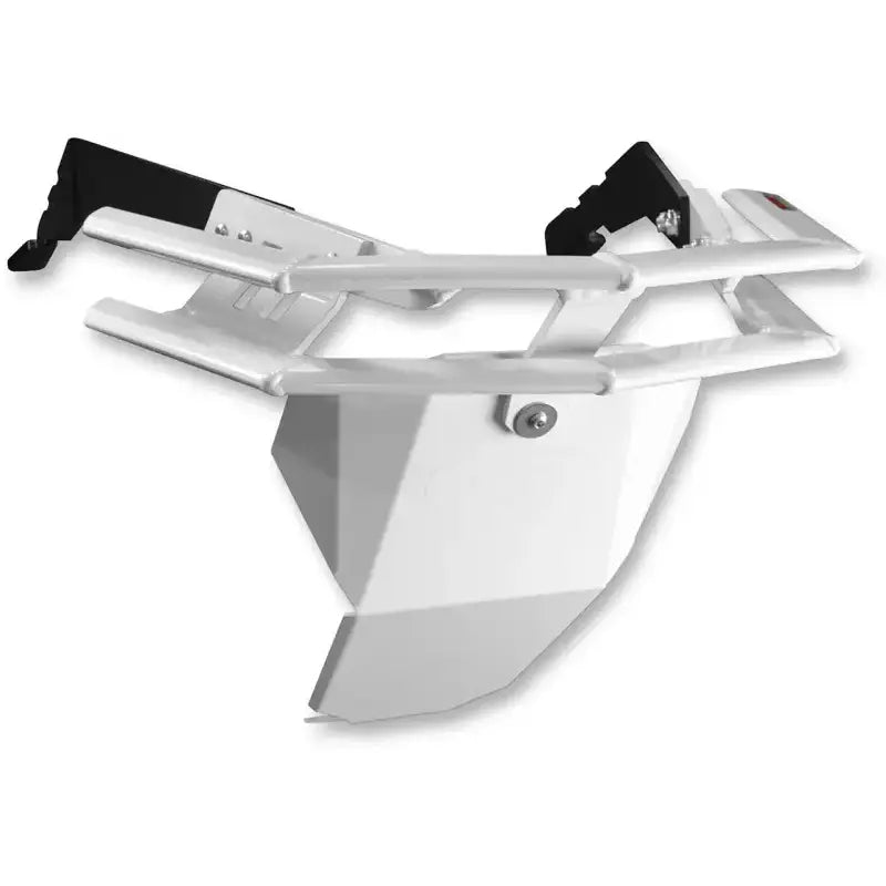 182-120-WHITE Straightline Rugged Bottom Wing White Pol - Body