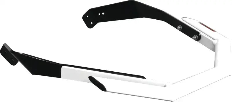 Black and white motorcycle crash guards for 183-227-white Wht Frt Bump Gen4 Sport Series S/M