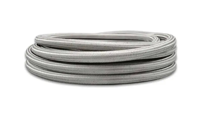 Vibrant 18413 Vibrant Stainless Steel Braided Flex Hose w/PTFE Liner AN -3 (10ft Roll)