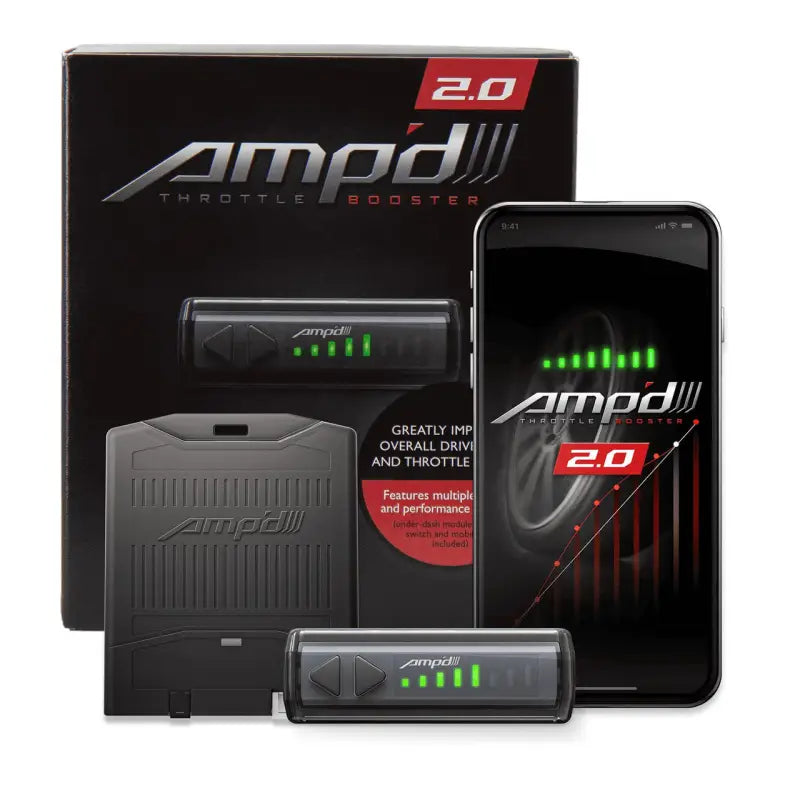 18862-D2 Superchips Amp’D 2.0 Tb W/Bt Swch 11-19 Ford D - Throttle Sensitivity Booster