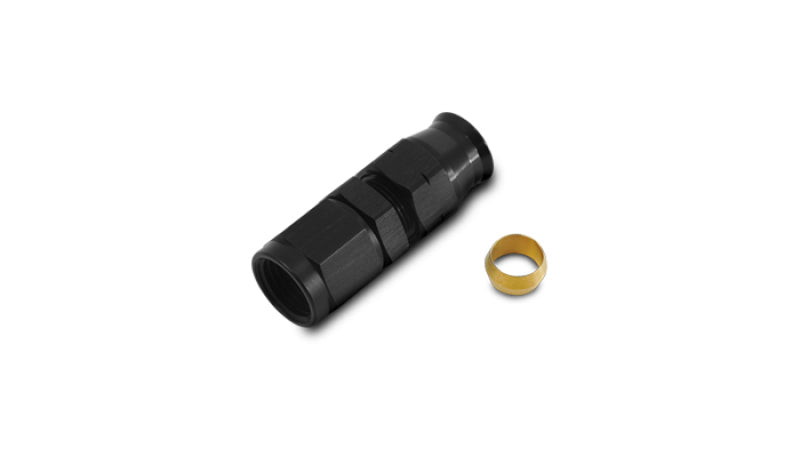 Vibrant 16447 Vibrant -8AN Female to 0.375in Tube Adapter Fitting (w/Brass Olive Insert)