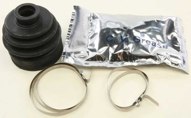 19-5023 CV Boot Kit including black rubber boot, stainless steel clamps, and C.V. grease pack, ideal for ATV, UTV, RV, automotive, off-road, marine, truck accessories, Powersports, AVADA - Best Sellers