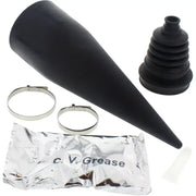 Automotive CV joint repair kit with universal boot kit and tool for easy fixes