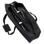 Black carrying bag with metal and plastic parts for Ultra Fab Slide or Fab Slide products