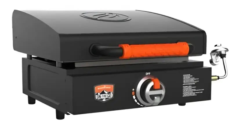 Cook like a pro with the 1900 N Atlantic I Otg 17' Tabletop Griddle W/Hood, perfect for any countertop setup.