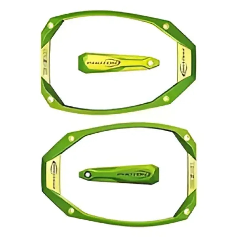 Green Photon Zone disc golf target featured in the 19000KIT Seizmik Mirror Display Kit