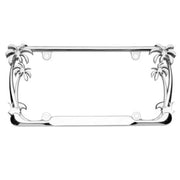 19003 Cruiser Palm Tree Chrome - License Plate Frame