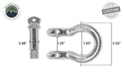 19010205 Overland Vcl Recovery Shackle D-Ring 3/4’ 4.75 T