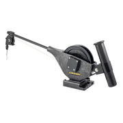1901250 Cannon Downrigger Lake-Troll Manual 18' for fishing, featuring manual operation, 18' boom length, durable construction, and ease of use. Ideal for RV, automotive, powersports, off-road, marine, exterior, truck accessories, interior, truck bed, and RV parts. Marine,AVADA - Best Sellers,Marine Maintenance