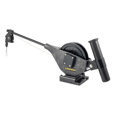 1901250 Cannon Downrigger Lake-Troll Manual 18' for fishing, featuring manual operation, 18' boom length, durable construction, and ease of use. Ideal for RV, automotive, powersports, off-road, marine, exterior, truck accessories, interior, truck bed, and RV parts. Marine,AVADA - Best Sellers,Marine Maintenance