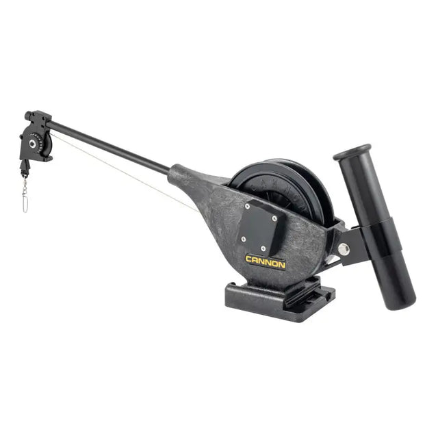 1901250 Cannon Downrigger Lake-Troll Manual 18' for fishing, featuring manual operation, 18' boom length, durable construction, and ease of use. Ideal for RV, automotive, powersports, off-road, marine, exterior, truck accessories, interior, truck bed, and RV parts. Marine,AVADA - Best Sellers,Marine Maintenance
