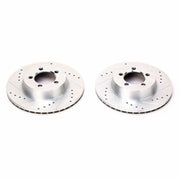 PowerStop AR8305XPR Power Stop 67-72 Dodge Dart Front Evolution Drilled & Slotted Rotors - Pair