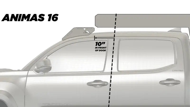 Sherpa Equip Truck Roof Rack System for Tacoma Camper ideal for outdoor adventures