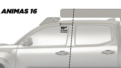 Sherpa Equip Truck Roof Rack System for Tacoma Camper ideal for outdoor adventures