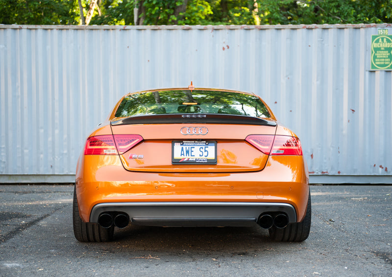 AWE Tuning 3010-43030 AWE Tuning Audi B8.5 S5 3.0T Touring Edition Exhaust System - Diamond Black Tips (102mm)
