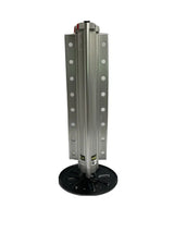 19586010 Lippert Comp 8K Trailer Jack Stand Alum - Durable aluminum construction, supports up to 8,000 lbs, easy installation, enhances trailer stability and safety.