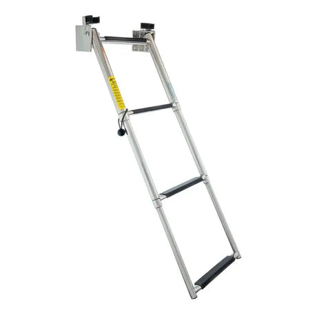 19684 Garelick 4 Step Tele Transom Ldr - Dock Ladder