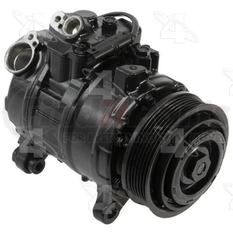 Four Seasons Reman Nippondenso 7SEU17A 12V AC compressor, black housing