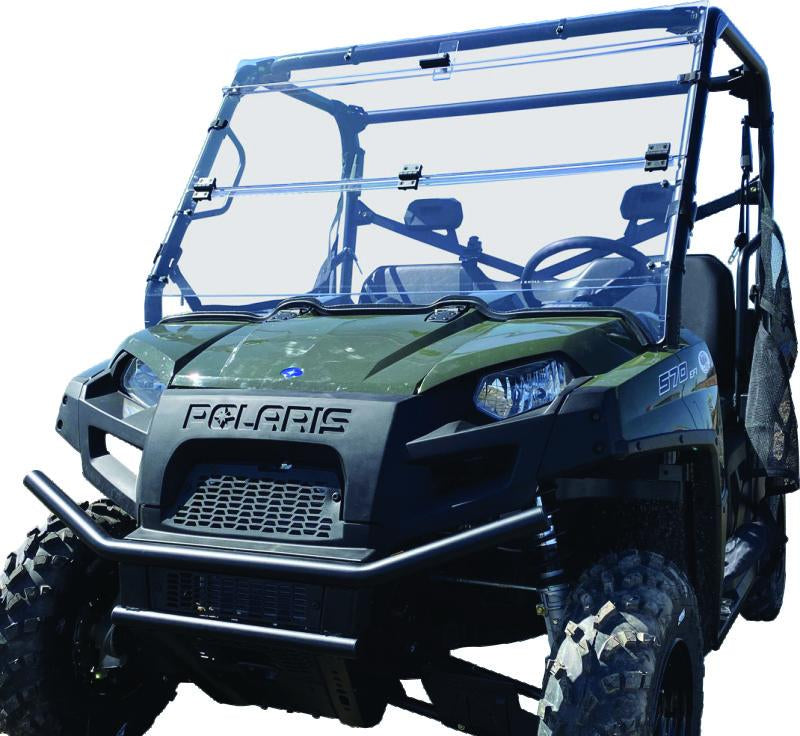 QuadBoss 375785 QuadBoss 2013 Polaris Ranger Crew 800 Windbreak Folding Windshield - 375785